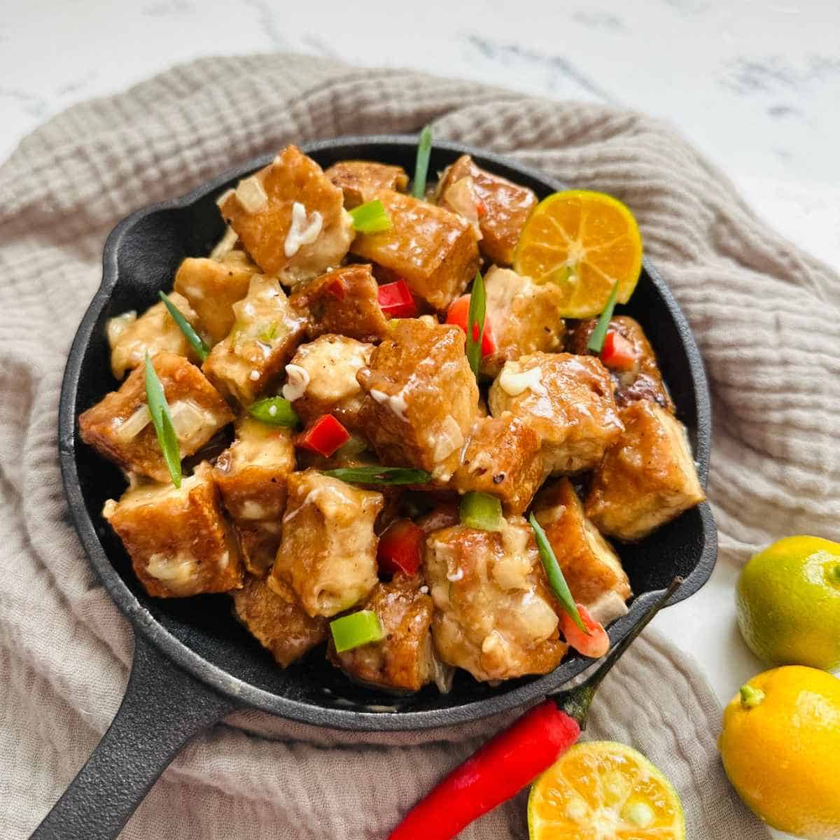 Easy Tofu Sisig Stir-Fry