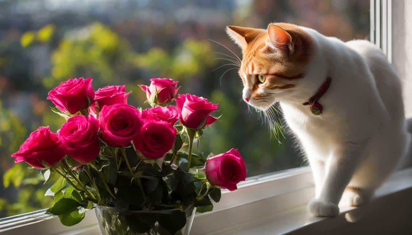 Roses and Cat Safety Are Roses Toxic to Cats?